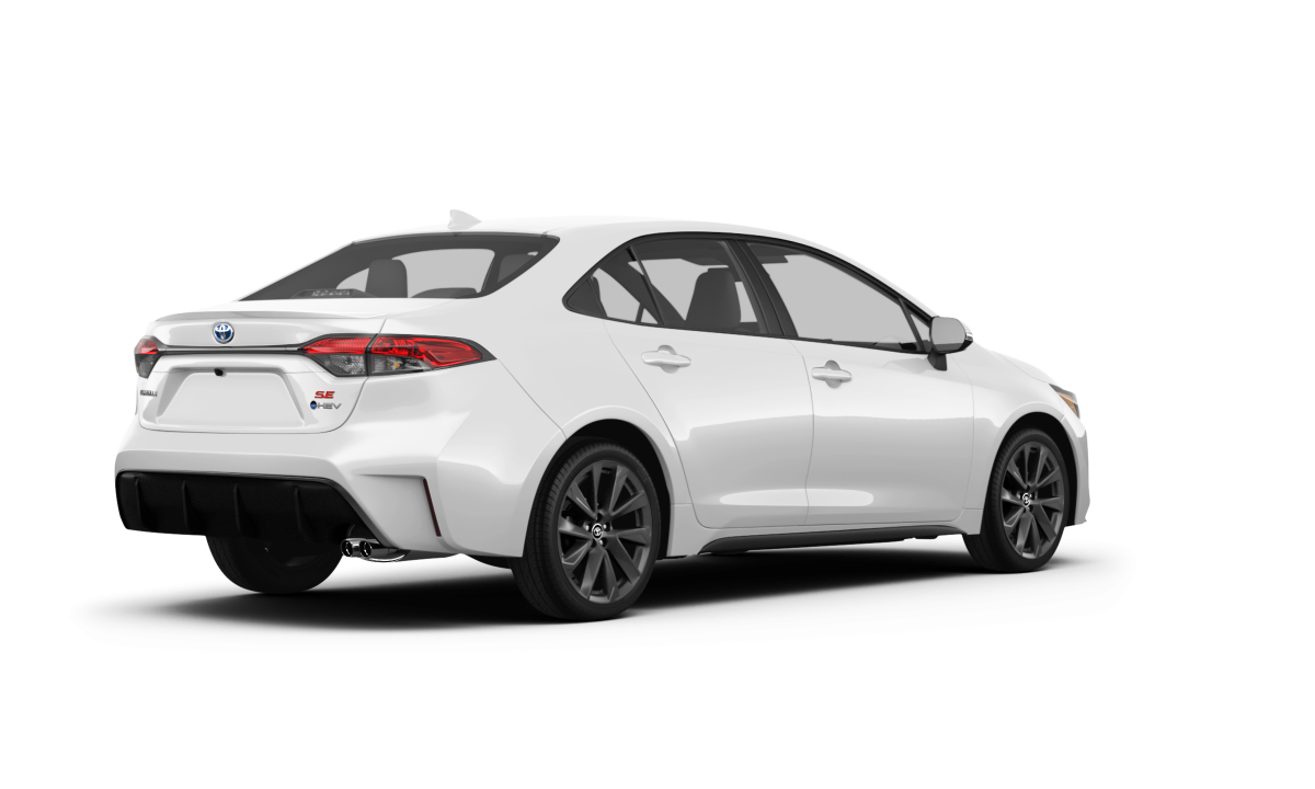 Toyota Corolla Cross Hybrid - Back view Toyota Corolla Cross Hybrid - Back view